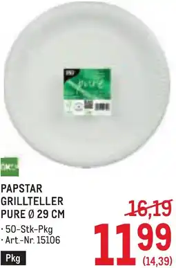 Metro Papstar grillteller pure Angebot