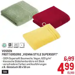 Metro Vossen frottierserie vienna style Angebot