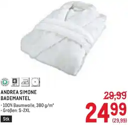 Metro Andrea simone bademantel Angebot