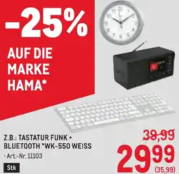 Metro Tastatur funk + bluetooth Angebot