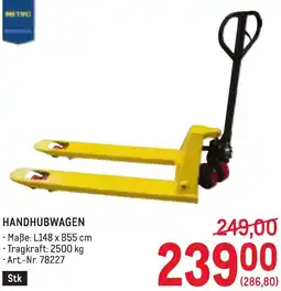 Metro Handhubwagen Angebot