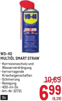 Metro Wd-40 multiöl smart straw Angebot