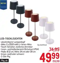 Metro Led-tischleuchten Angebot