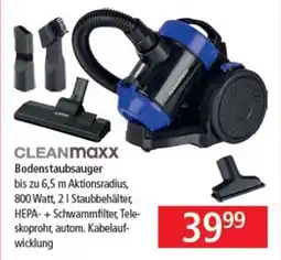 Pagro Diskont CLEANMAXX Bodenstaubsauger Angebot