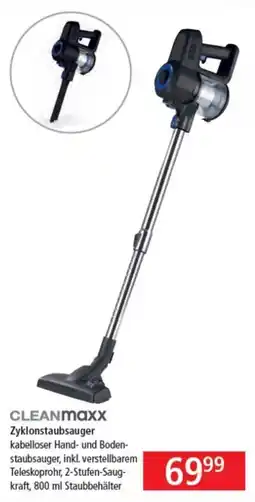 Pagro Diskont CLEANMAXX Zyklonstaubsauger Angebot