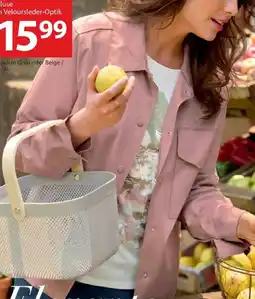 NKD Bluse in Veloursleder-Optik Angebot