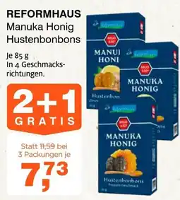 Prokopp Reformhaus manuka honig hustenbonbons Angebot