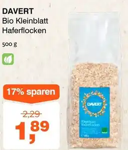 Prokopp Davert bio kleinblatt haferflocken Angebot