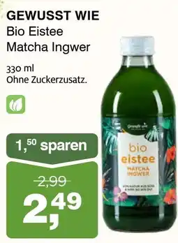 Prokopp Gewusst wie Bio Eistee Matcha Ingwer Angebot