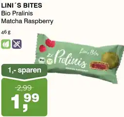 Prokopp Lini's bites Bio Pralinis Matcha Raspberry Angebot
