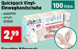 Thomas Philipps Quickpack Vinyl- Einweghandschuhe Angebot