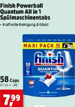 Thomas Philipps Finish Powerball Quantum All in 1 Spülmaschinentabs Angebot