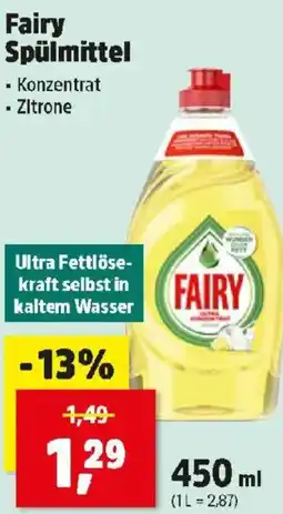 Thomas Philipps Fairy Spülmittel Angebot