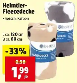 Thomas Philipps Heimtier- Fleecedecke Angebot