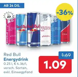 T&G Red Bull Energydrink Angebot