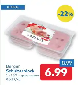 T&G Berger Schulterblock Angebot