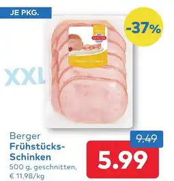 T&G Berger Frühstücks- Schinken Angebot