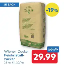 T&G Wiener Zucker Feinkristall- zucker Angebot
