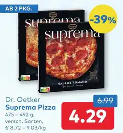 T&G Dr Oetker Suprema Pizza Angebot