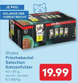 T&G Sheba Frischebeutel Selection Katzenfutter Angebot