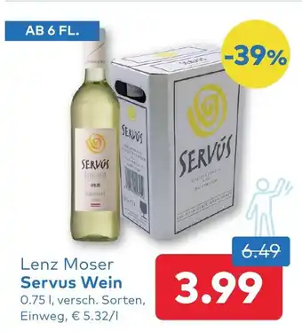 T&G Lenz Moser Servus Wein Angebot
