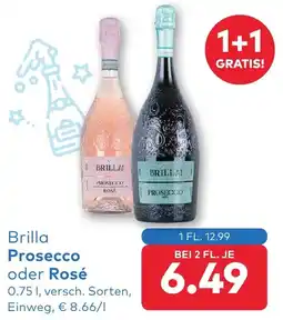 T&G Brilla Prosecco oder Rosé Angebot