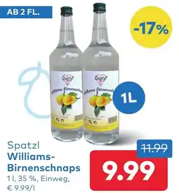 T&G Spatz Williams Birnenschne Angebot
