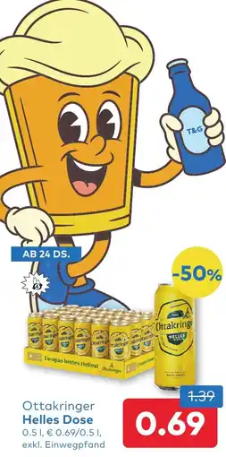 T&G Ottakringer Helles Dose Angebot