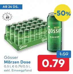 T&G Gösser Märzen Dose Angebot