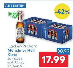 T&G Hacker-Pschorr Münchner Hell Kiste Angebot