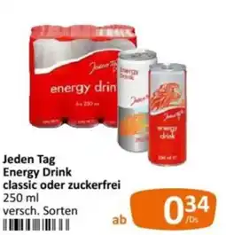Kastner Jeden Tag Energy Drink classic oder zuckerfrei Angebot