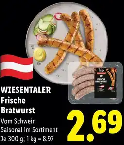 Lidl Wiesentaler frische bratwurst Angebot