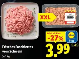 Lidl Frisches Faschiertes vom Schwein Angebot