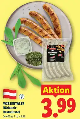 Lidl Wiesentaler bärlauch- bratwürstel Angebot