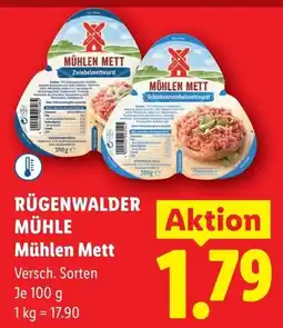 Lidl Rügenwalder mühle mühlen mett Angebot