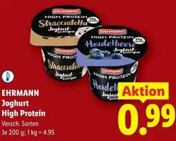 Lidl Ehrmann joghurt high protein Angebot