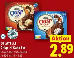 Lidl Gelatelli Crisp 'N' Cake 6er Angebot