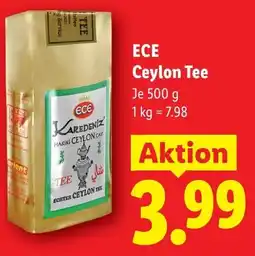 Lidl Ece ceylon tee Angebot