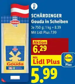 Lidl Schärdinger Gouda in Scheiben Angebot