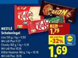 Lidl Nestlé schokoriegel Angebot