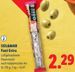 Lidl SOL&MAR Fuet Extra Angebot