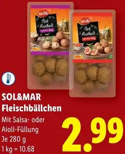 Lidl SOL&MAR Fleischbällchen Angebot