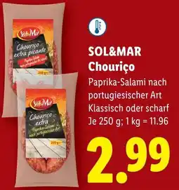 Lidl Sol&mar chouriço Angebot