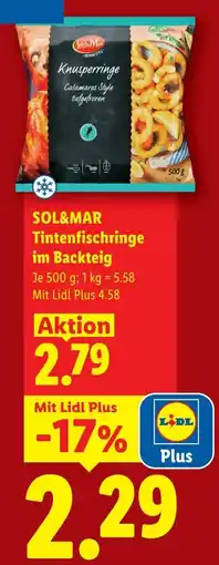 Lidl Sol&mar tintenfischringe im backteig Angebot