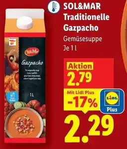 Lidl Sol&mar traditionelle gazpacho Angebot