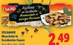Lidl Sol&mar muscheln in escabeche-sauce Angebot