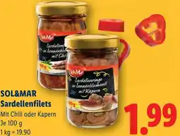 Lidl Sol&mar sardellen in sonnenblu Angebot