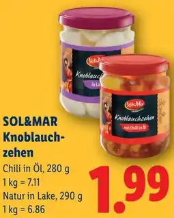 Lidl Sol&mar knoblauchzehen Angebot