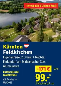 Lidl Kärnten Feldkirchen Angebot
