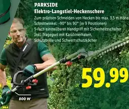 Lidl Parkside elektro-langstiel-heckenschere Angebot